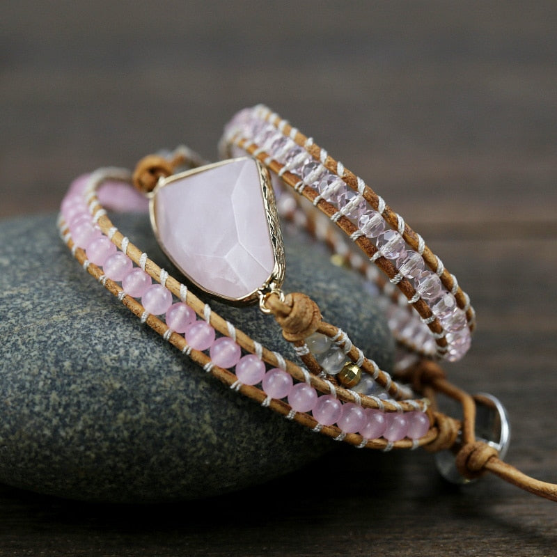 Stone Weaving Handmade Friendship Bracelet