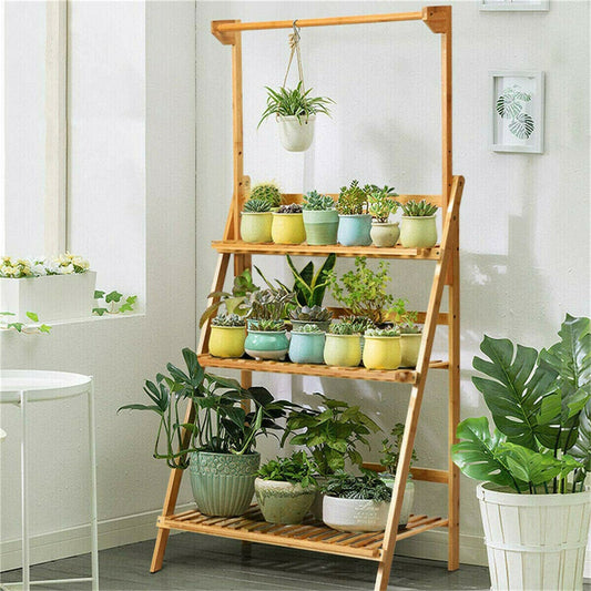 3-Tier Hanging Plant Stand Storage Shelf